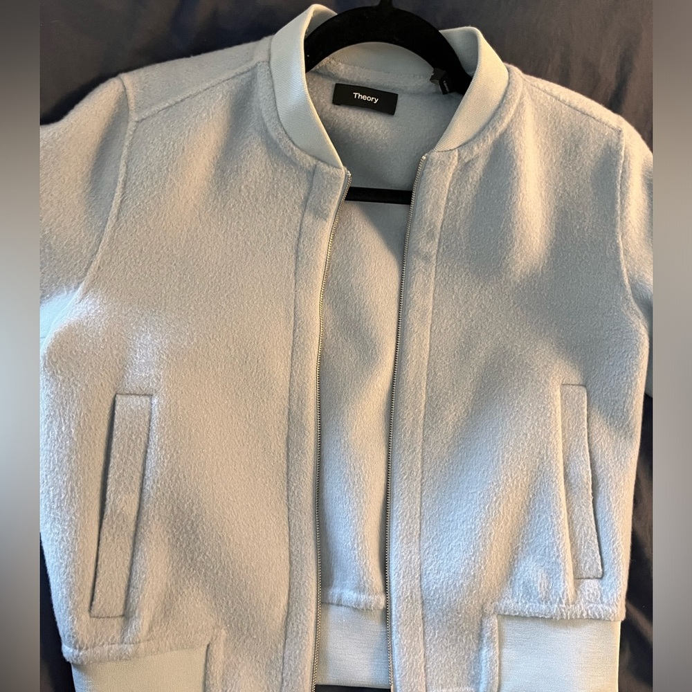 Theory blue jacket